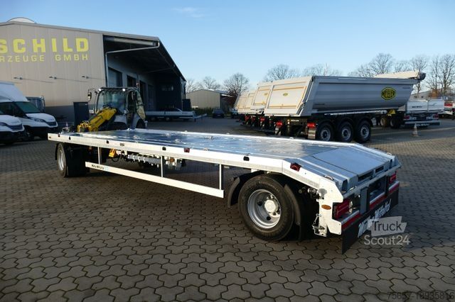 Kroghejsevogn MÜLLER-MITTELTAL 18 t. Kombi Abroller Absetzer Tieflader, Luft