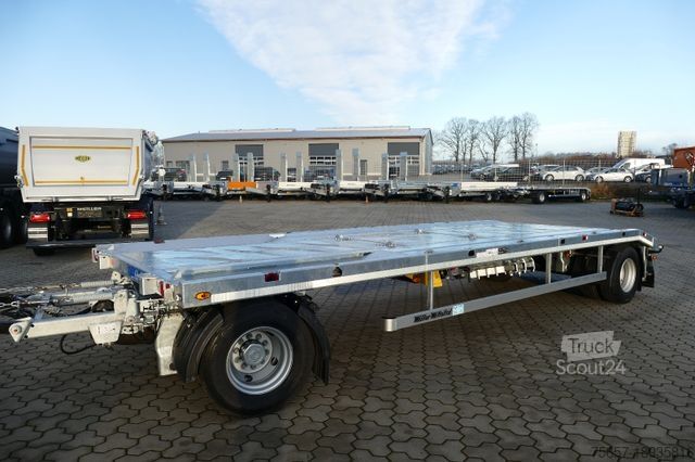 Kroghejsevogn MÜLLER-MITTELTAL 18 t. Kombi Abroller Absetzer Tieflader, Luft