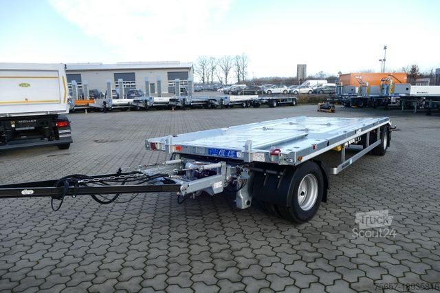 Kroghejsevogn MÜLLER-MITTELTAL 18 t. Kombi Abroller Absetzer Tieflader, Luft
