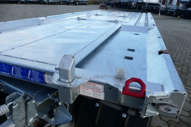 Kroghejsevogn MÜLLER-MITTELTAL 18 t. Kombi Abroller Absetzer Tieflader, Luft