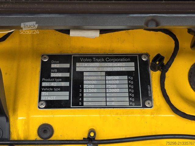 Cap tractor standard VOLVO FH 420/ PTO/Kipphydraulik/Alu-Felgen/Standklimal