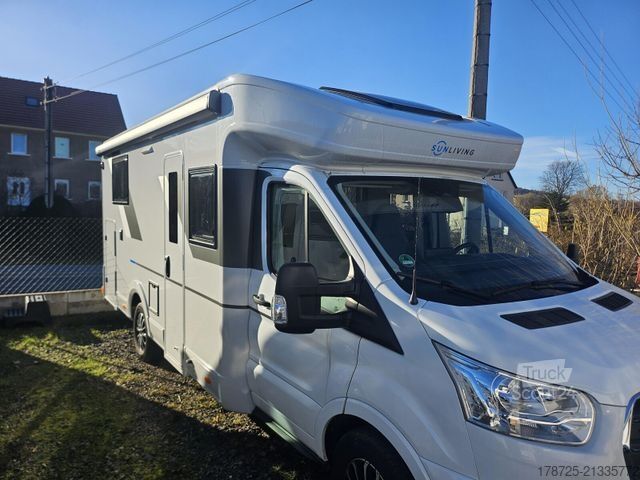 Teilintegriertes Wohnmobil SUNLIVING S 72DL  165 + Automatik Sat + TV + Radträger