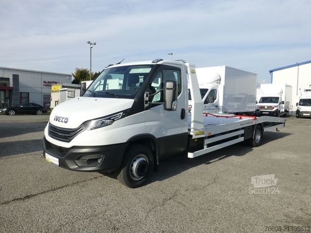 Ван-камион за превоз на автомобили IVECO DAILY 72C18 Festplateau Alu Premium