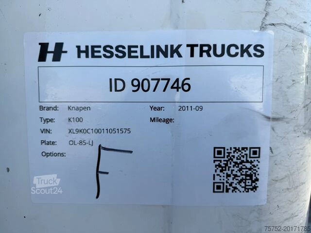 Schubboden Knapen Trailers K100 Mega 98m3! Cargo Floor 10MM Liftas Schijfr...