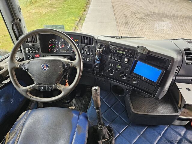 Trailer πλατφόρμας SCANIA R480 6X2 MANUAL CRANE