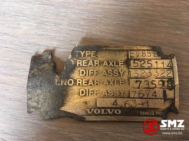 Axe d'entraînement Volvo Occ Aandrijfas Volvo EV85B ratio 4.63