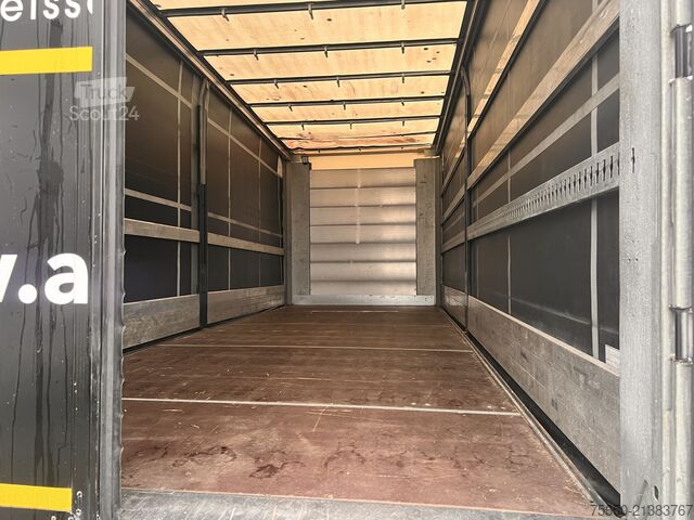 Rimorchio aperto con telone Fliegl TPS135  13,5 t Tandemplanenanhänger, neuwertig