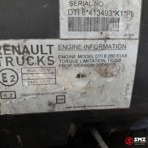 Del motorja Renault Occ kleppendeksel DTI8 Renault