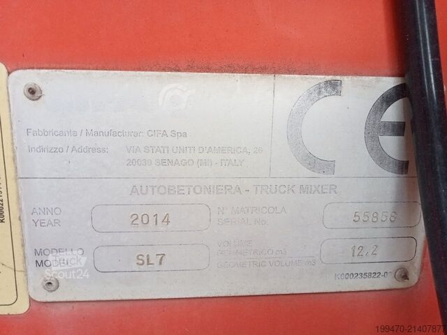 Внедорожный бетоносмеситель Renault C