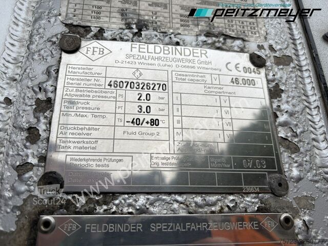 Siloauflieger Feldbinder Eutersilo Auflieger EUT 46.3