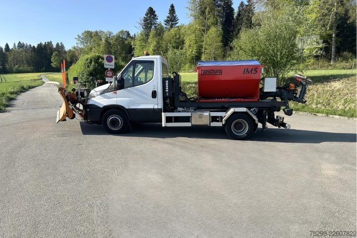 Kanca kasalı yük kamyonu (roll-off) Iveco 70C17 Haken / Kehricht / WD
