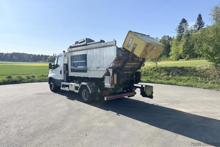 Kanca kasalı yük kamyonu (roll-off) Iveco 70C17 Haken / Kehricht / WD