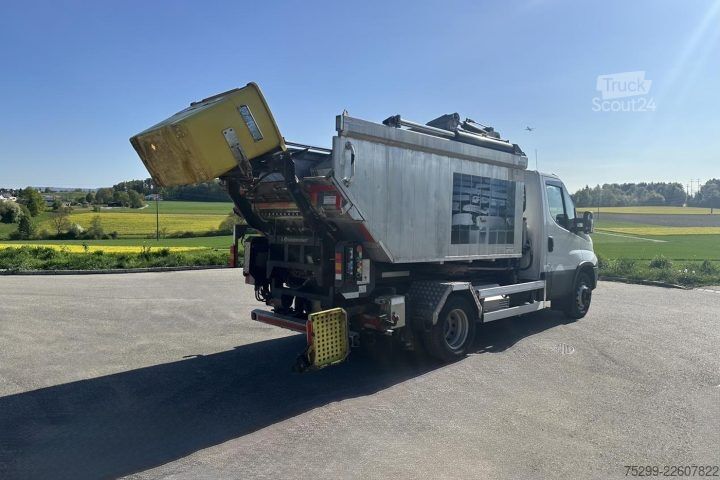 Kanca kasalı yük kamyonu (roll-off) Iveco 70C17 Haken / Kehricht / WD