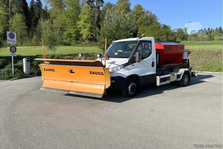 Kanca kasalı yük kamyonu (roll-off) Iveco 70C17 Haken / Kehricht / WD