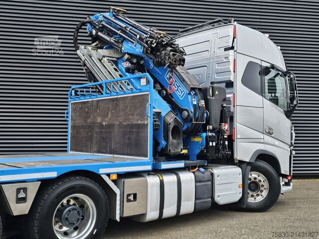 Plateau de chargement Volvo FH 16 750 8x4 / RETARDER / FASSI 71 TM + JIB