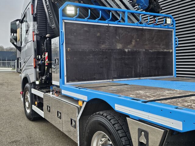 Plateau de chargement Volvo FH 16 750 8x4 / RETARDER / FASSI 71 TM + JIB