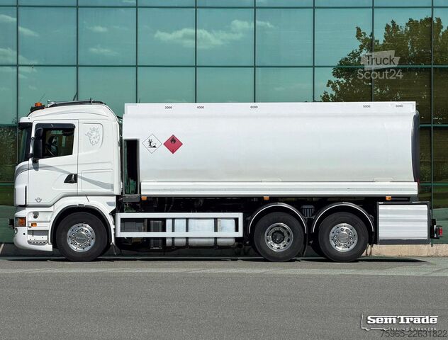 Farligt gods lastbil SCANIA R500 V8 EURO 5 FULL AIR 6X2 FULL ADR FUEL DIESEL