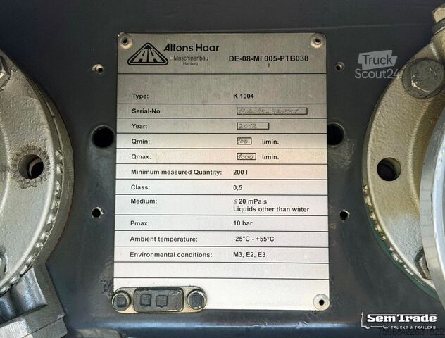 Nákladné vozidlo na nebezpečné materiály SCANIA R500 V8 EURO 5 FULL AIR 6X2 FULL ADR FUEL DIESEL