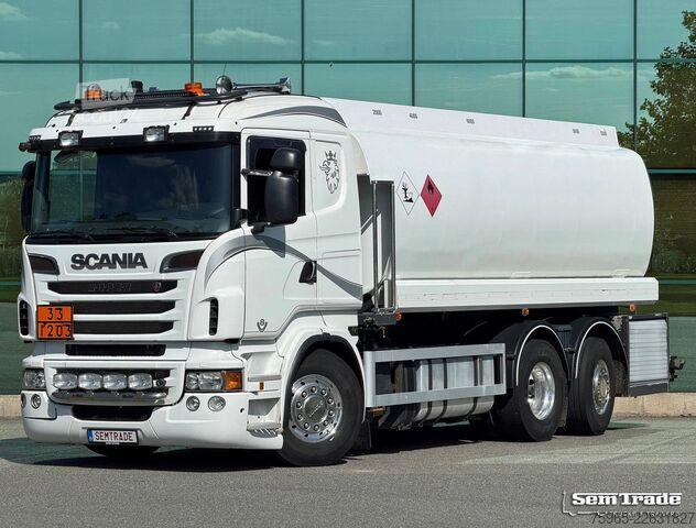 Cisternové vozidlo SCANIA R500 V8 EURO 5 FULL AIR 6X2 FULL ADR FUEL DIESEL
