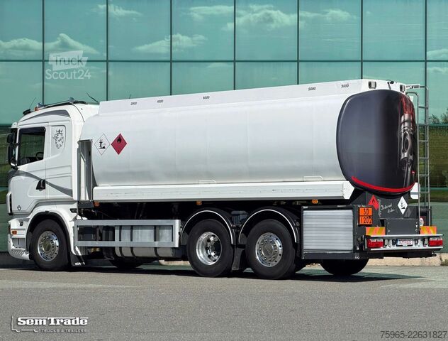 Cisternové vozidlo SCANIA R500 V8 EURO 5 FULL AIR 6X2 FULL ADR FUEL DIESEL