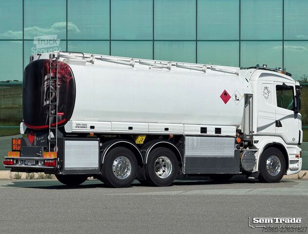 Cisternové vozidlo SCANIA R500 V8 EURO 5 FULL AIR 6X2 FULL ADR FUEL DIESEL