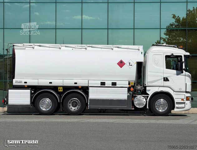 Cisternové vozidlo SCANIA R500 V8 EURO 5 FULL AIR 6X2 FULL ADR FUEL DIESEL