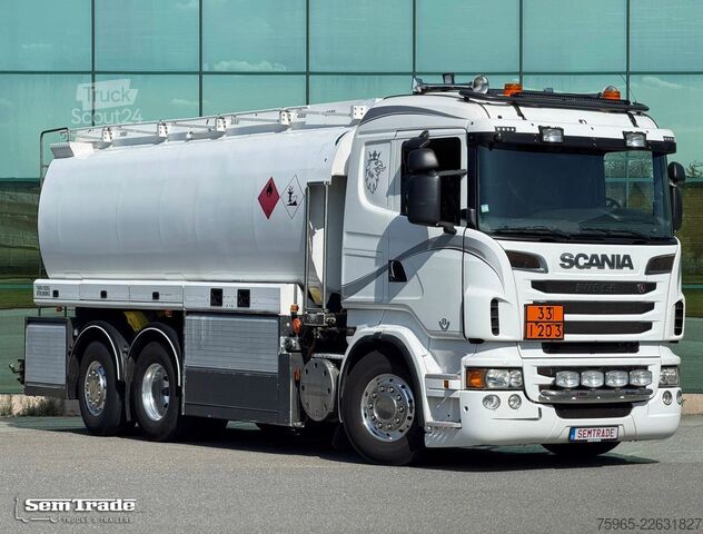Cisternové vozidlo SCANIA R500 V8 EURO 5 FULL AIR 6X2 FULL ADR FUEL DIESEL
