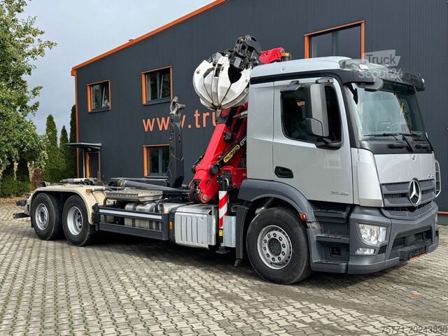 System ramienia z hakiem Mercedes-Benz ACTROS 2546 6x2 HAKOWIEC Z HDS PALFINGER