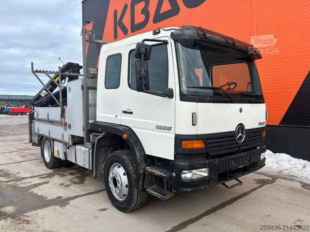 Organism deschis Mercedes-Benz Atego 1225 4x4 HIAB 088E-4 / PLATFORM L=3544 mm