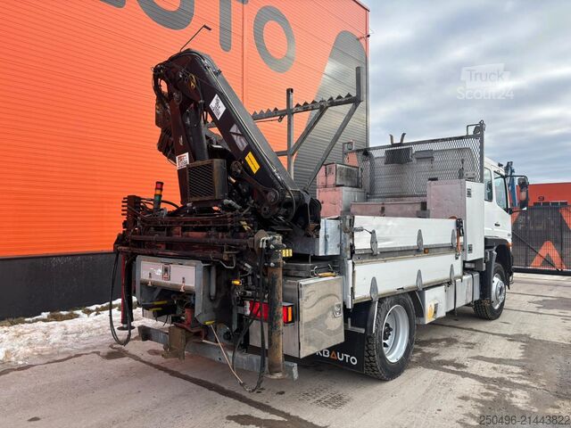 Organism deschis Mercedes-Benz Atego 1225 4x4 HIAB 088E-4 / PLATFORM L=3544 mm