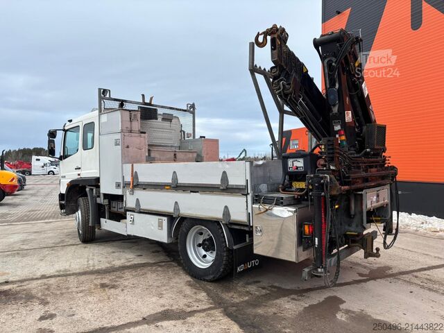 Organism deschis Mercedes-Benz Atego 1225 4x4 HIAB 088E-4 / PLATFORM L=3544 mm