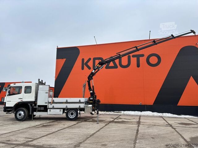 Organism deschis Mercedes-Benz Atego 1225 4x4 HIAB 088E-4 / PLATFORM L=3544 mm