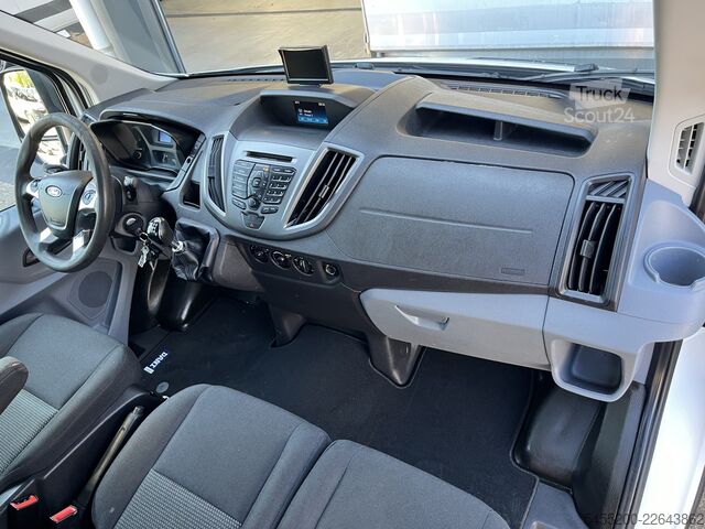 Platformslastbil med kran Ford Transit 310 2.0 TDCI Hiab Laadkraan Euro 6 Bpm ...