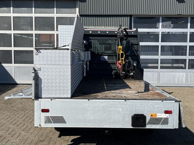 Ciężarówka platformowa z dźwigiem Ford Transit 310 2.0 TDCI Hiab Laadkraan Euro 6 Bpm ...