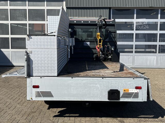 Ciężarówka platformowa z dźwigiem Ford Transit 310 2.0 TDCI Hiab Laadkraan Euro 6 Bpm ...
