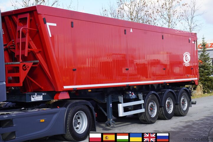 Напівпричіп-самоскид GRAS GS 35.5t tipper semi-trailer / 48 m3