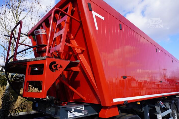 Напівпричіп-самоскид GRAS GS 35.5t tipper semi-trailer / 48 m3