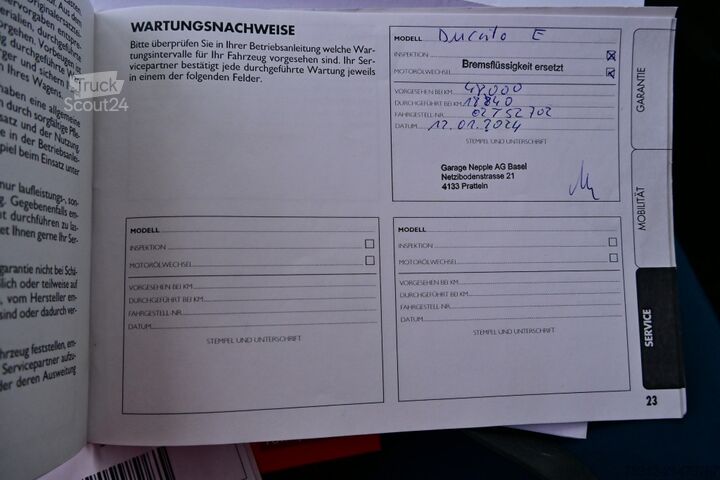 Fourgon tôlé Fiat eDucato  ePower 3,5t Koffer 47 kWh