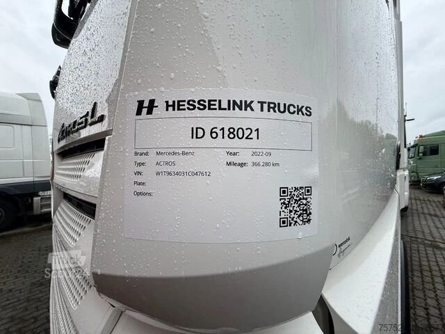 MTS standard Mercedes-Benz Actros 1845 L Gigaspace 2x tank Standairco Smar...