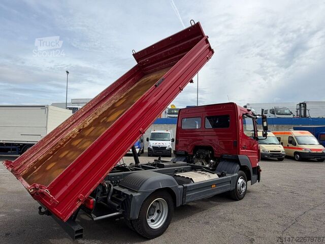 Benne tri-benne MERCEDES-BENZ 818 K Atego Meiller Kipper 3-Sitzer 2x AHK Klima