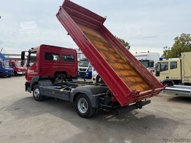 Benne tri-benne MERCEDES-BENZ 818 K Atego Meiller Kipper 3-Sitzer 2x AHK Klima