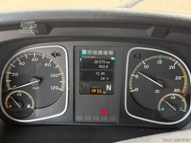 Benne tri-benne MERCEDES-BENZ 818 K Atego Meiller Kipper 3-Sitzer 2x AHK Klima
