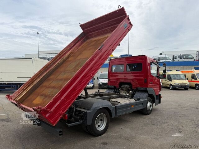 Benne tri-benne MERCEDES-BENZ 818 K Atego Meiller Kipper 3-Sitzer 2x AHK Klima