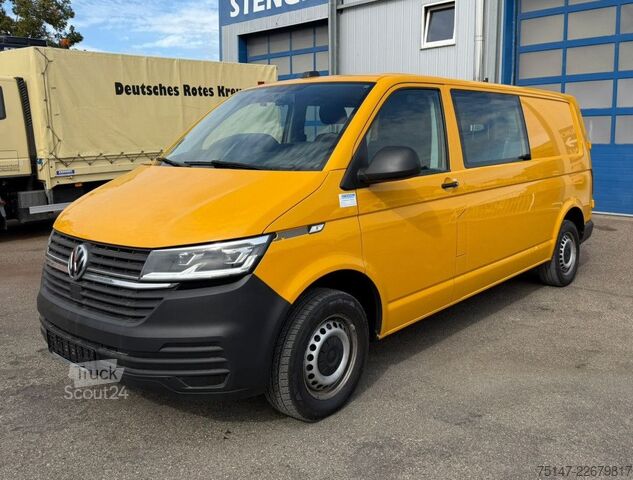 Fourgon tôlé VW T6 Transporter lang Mixto 5 Sitzer Klima AHK TCO