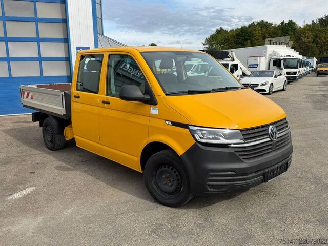Fourgon pick-up VW T6 Transporter Doka Pritsche AHK TCO Klima