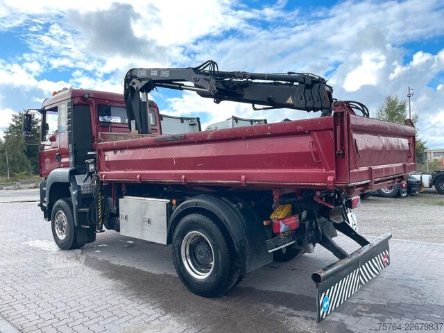 Кран, змонтований на вантажівці MAN TGA 18.310/HIAB 111 HIDUO/Funk/Meiller/4x4