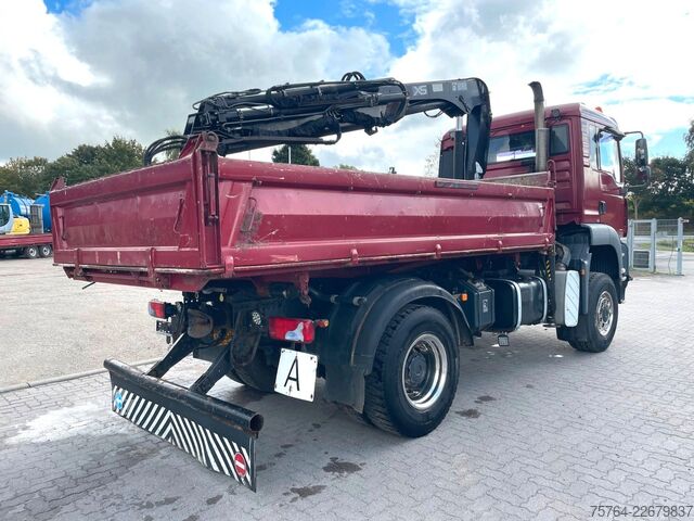 Кран, змонтований на вантажівці MAN TGA 18.310/HIAB 111 HIDUO/Funk/Meiller/4x4