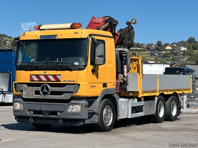 Lastbilsmonterad kran MERCEDES-BENZ ACTROS 2646 * FASSI F365AXP.26 + FUNK * 6x4