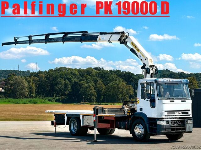 Lastbilsmonterad kran IVECO Eurocargo 170E27 * Platform 6,20 m + PK 19000!