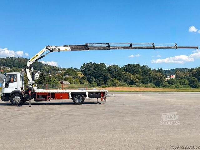Lastbilsmonterad kran IVECO Eurocargo 170E27 * Platform 6,20 m + PK 19000!